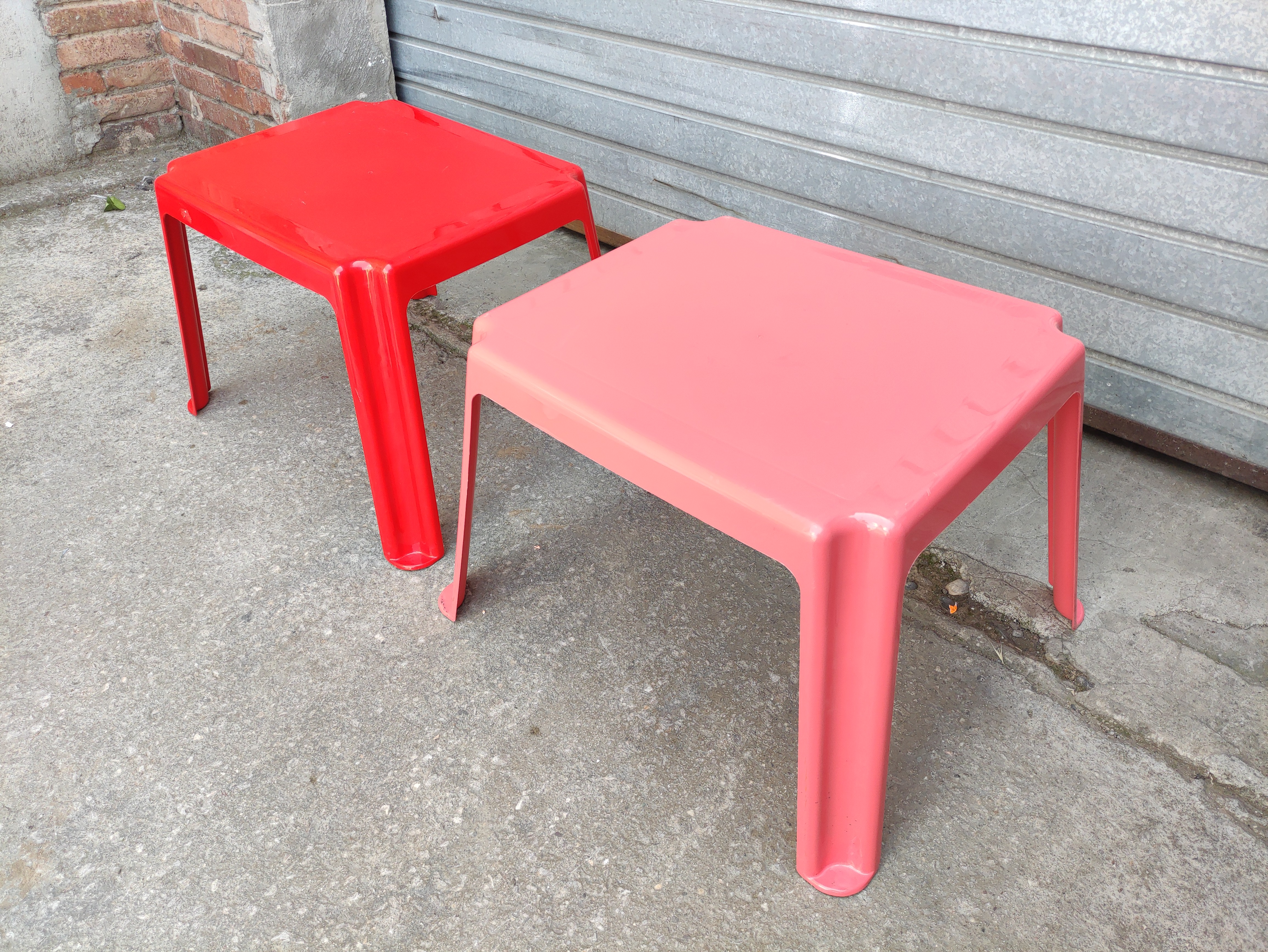 mesa infantil plast rojo rosa 41.5x53x44 1u